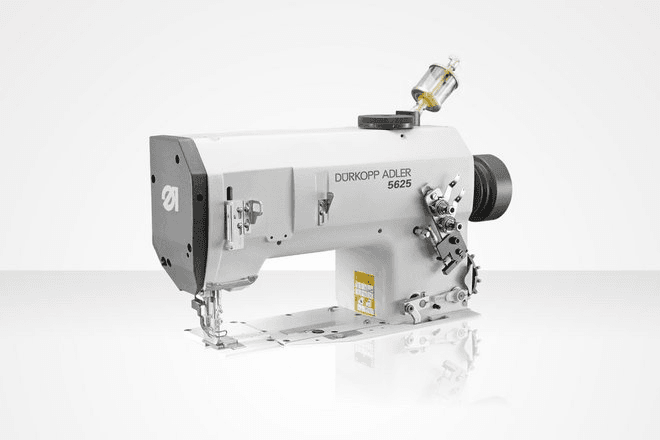 Dürkopp Adler Pfaff 5625 - vista lateral del cabezal para autómatas de cerrar colchones