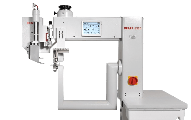 Máquina de soldar por aire caliente PFAFF 8320-020/001 con poste giratorio