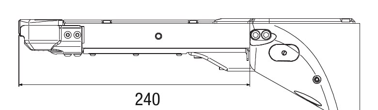 Dimensiones del brazo (mm)