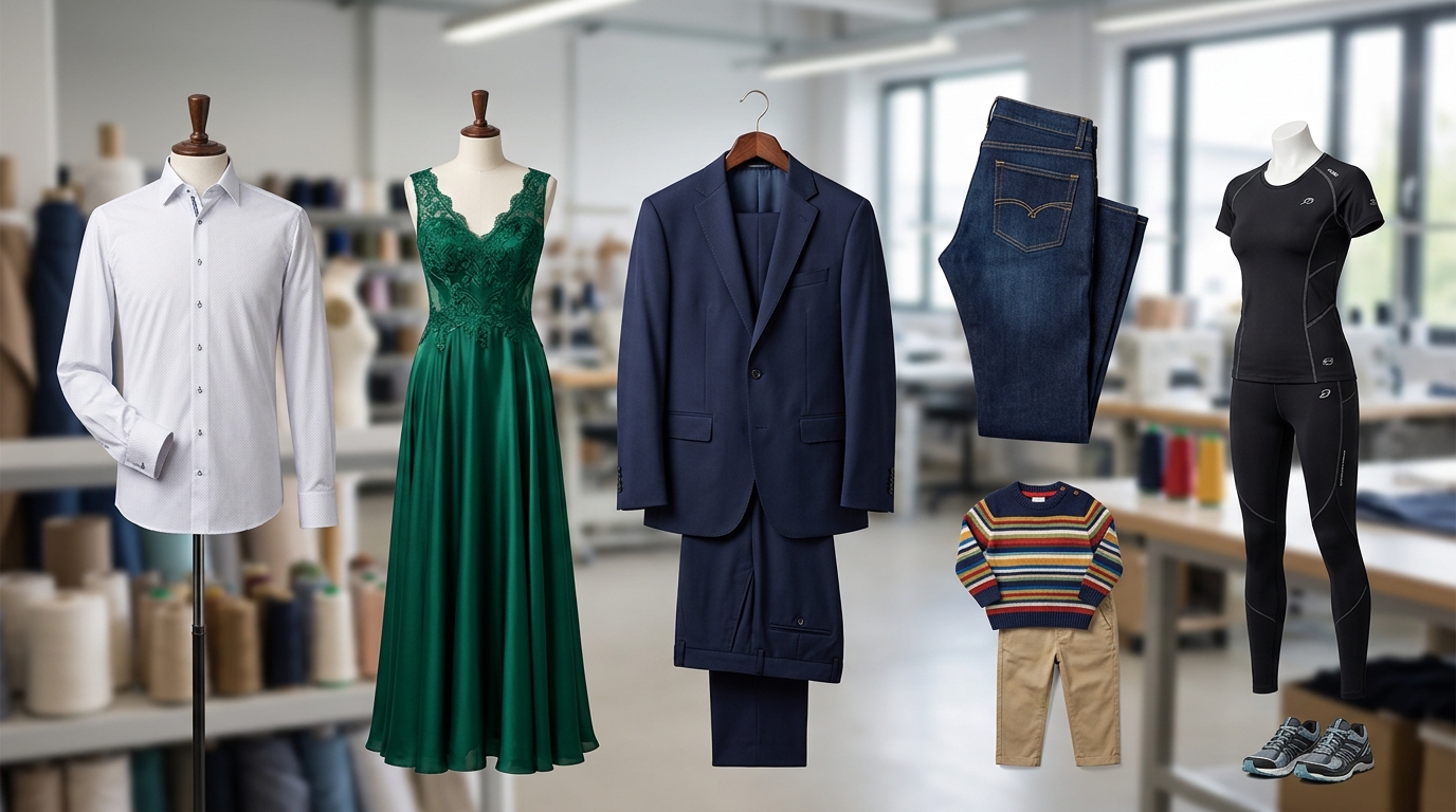 Maquinaria para confección de ropa