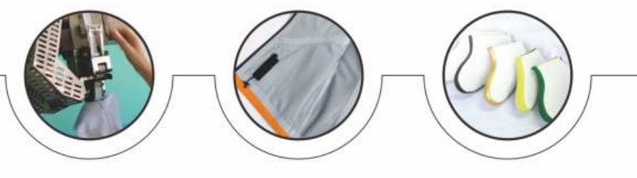 Cinta de sellado de 3 capas para prendas outdoor de Bamalosa