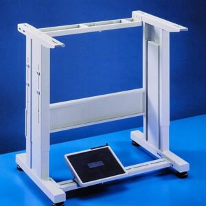 Bancada Carcano Egidio para trabajar de pie o sentado para máquina de coser industrial