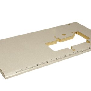 Tablero Carcano Egidio con borde curvado para máquina de coser industrial