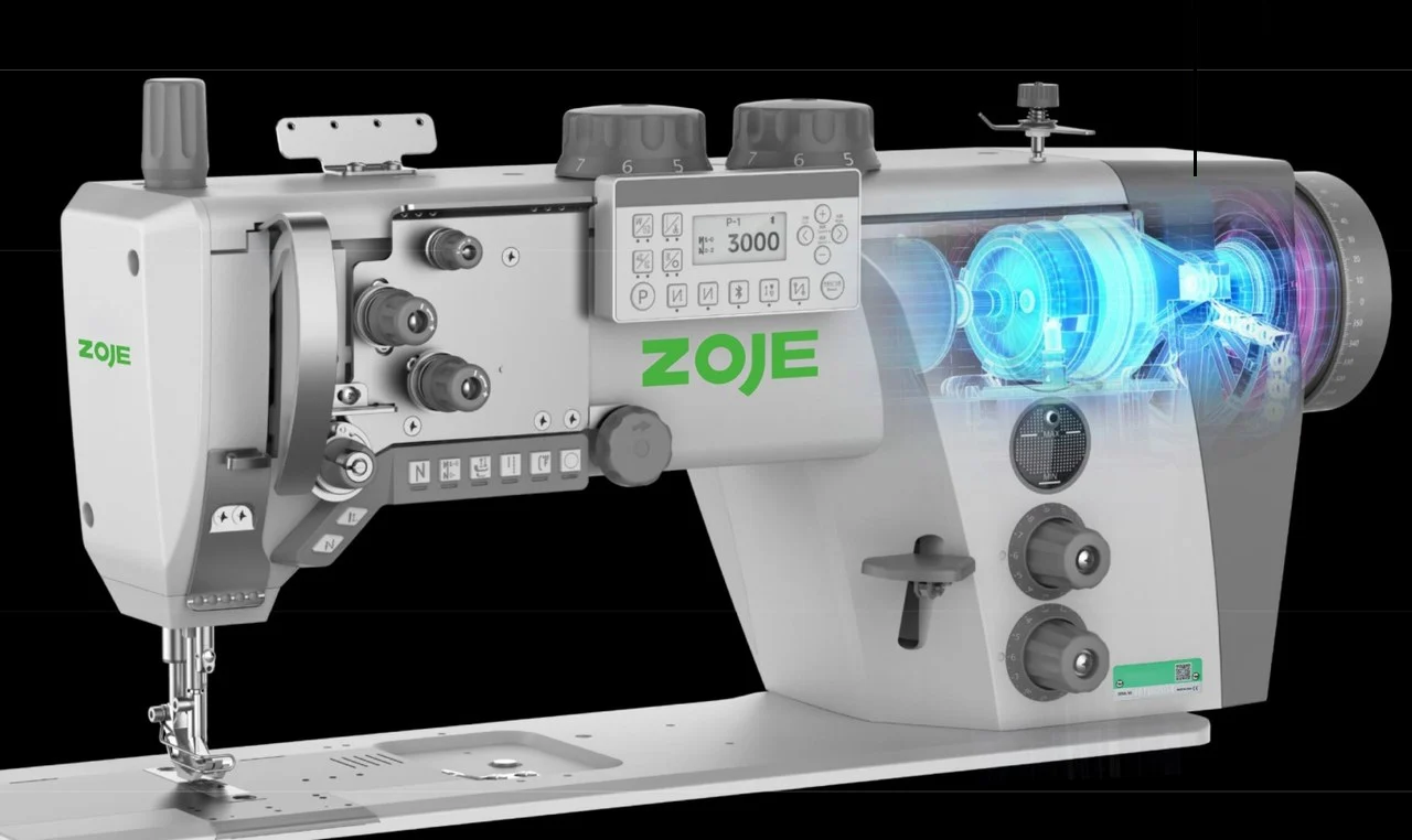 Máquina de coser pesada Zoje de la serie 860 con motor de accionamiento directo